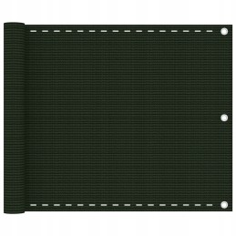 Balkono ekranas tamsiai žalias 75x400 cm HDPE