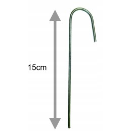 Smeigtukai metalinis smeigtukas tvirtinimui augintas audinys ir tinklelis 15cm 100vnt