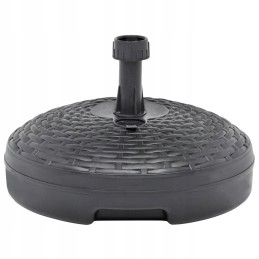 Skėčio pagrindas 20l, antracitinis rotangas, pagamintas iš plastiko