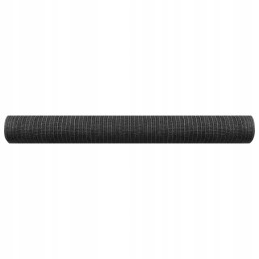 Vidaxl šešėlių tinklelis antracitas 1x10 m HDPE 150 g m2