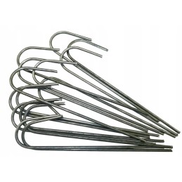 Smeigtukai metalinis smeigtukas tvirtinimui augintas audinys ir tinklelis 15cm 100vnt