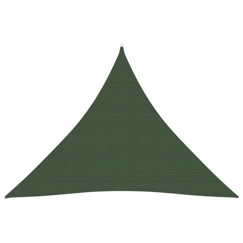 Šešėlinė burė, 160 g/m², tamsiai žalia, 4x4x4 m, HDPE