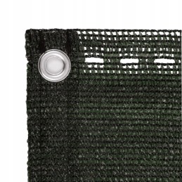 Balkono ekranas tamsiai žalias 75x600 cm HDPE