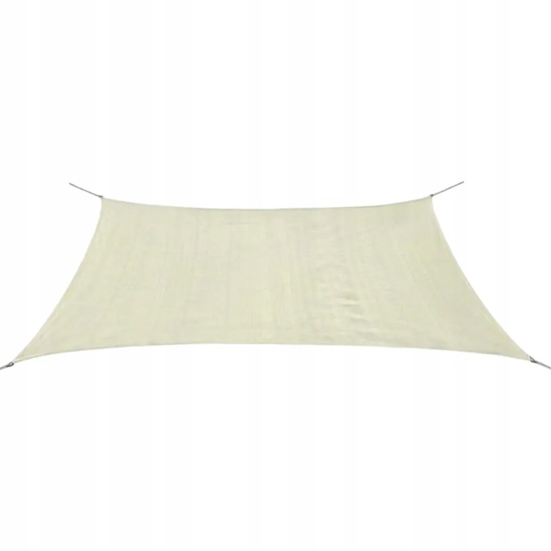 HDPE stačiakampė sodo burė 2x4 m kreminė