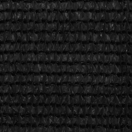 Balkono ekranas, juodas, 120x400 cm, HDPE
