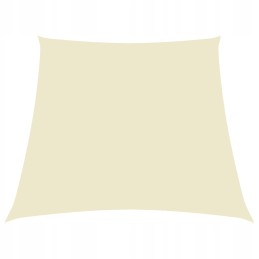 Vidaxl sodo burė oxford audinio trapecija 2 4x3 m kreminė