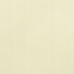 Vidaxl sodo burė oxford audinio trapecija 2 4x3 m kreminė