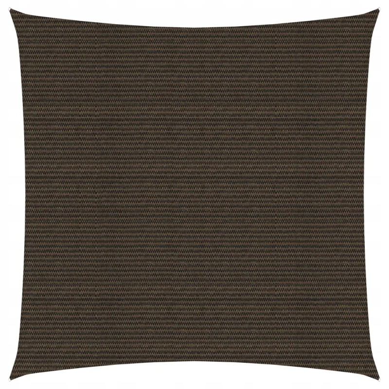 Pavėsinė burė, 160 g/m², ruda, 3x3 m, HDPE