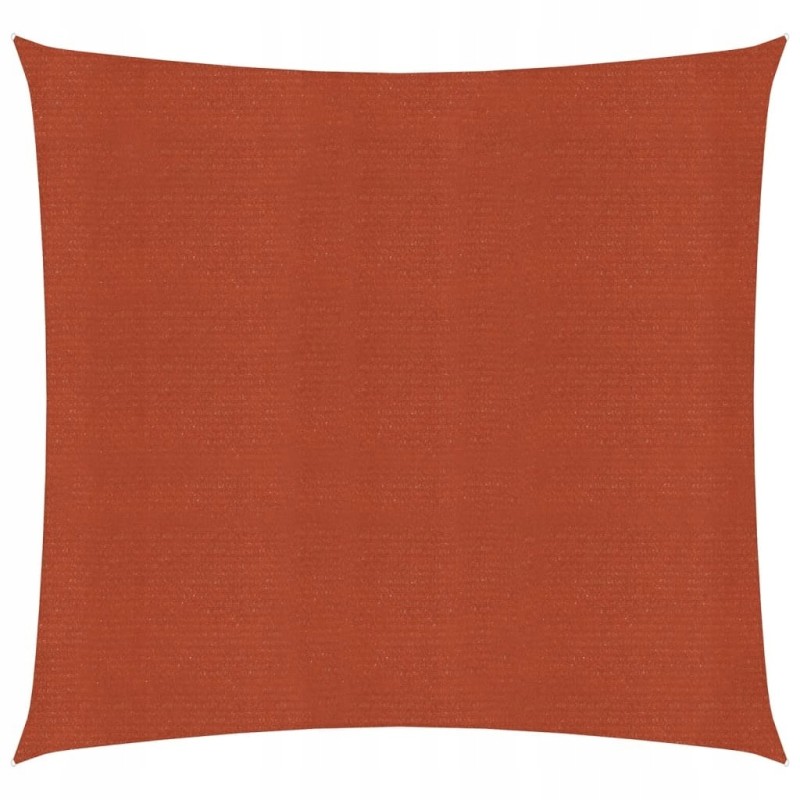 Pavėsinė burė 160g/m² terakotos 2,5x2,5m HDPE