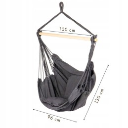 Braziliška pakabinama kėdė, hamakas, sodo sūpynės