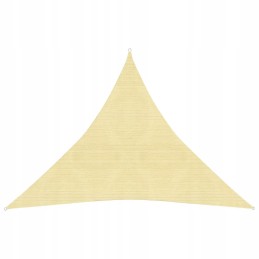 Šešėlių burė, 160 g/m², smėlio spalvos, 3x3x3 m, HDPE