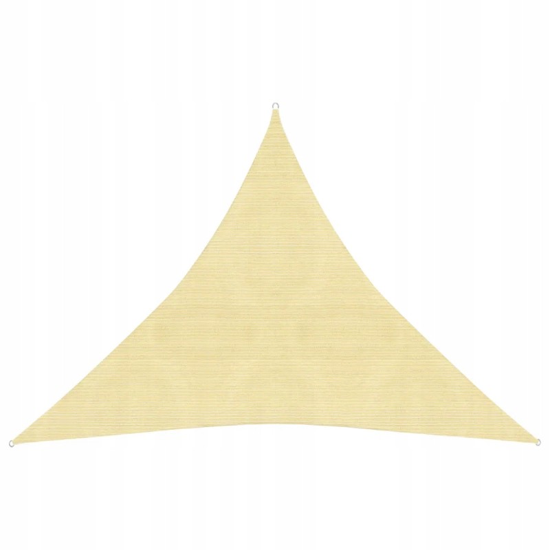 Šešėlių burė, 160 g/m², smėlio spalvos, 3x3x3 m, HDPE