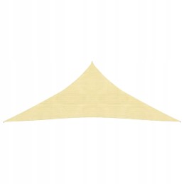 Šešėlių burė, 160 g/m², smėlio spalvos, 3x3x3 m, HDPE