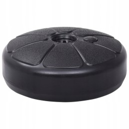 Skėčio pagrindas, užpildytas vandeniu/smėliu, 15 l, juodas