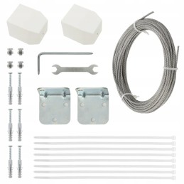 Oxford balkono širma 100x240 cm, šviesiai žalia