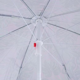 Sulankstomas skėtis nuo saulės 180cm sodo balkonui su pakreipiama lapų funkcija