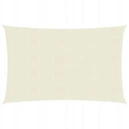 Vidaxl saulės burė 160 g m2 kreminė 2x3 5 m hdpe