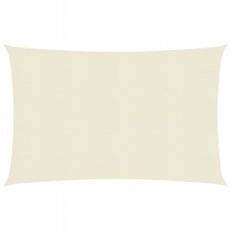 Vidaxl saulės burė 160 g m2 kreminė 2x3 5 m hdpe