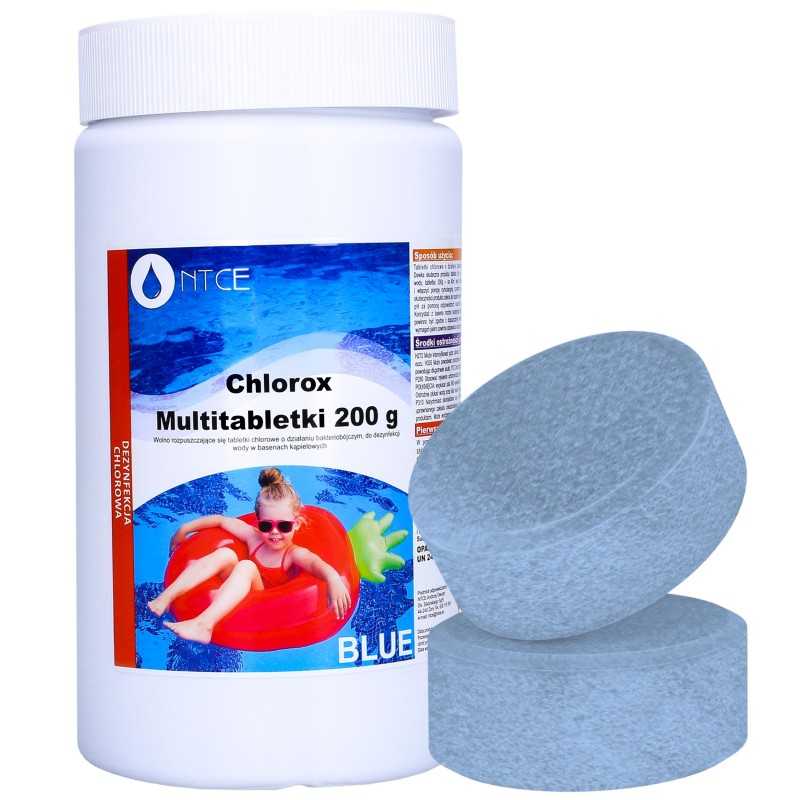 11in1 chloras baseinams 1kg 200g multi blue tabletės sūkurinėms vonioms