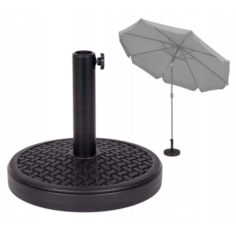 Skėčio pagrindas, universalus sodo skėčio stovas, keliamoji galia 12 kg