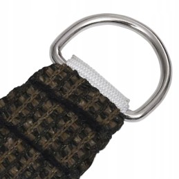 Vidaxl burė nuo saulės 160 g m2 ruda 3 6x3 6x3 6m HDPE