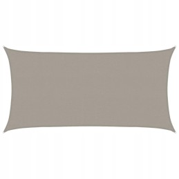 Šešėlinė burė, 160 g/m², šviesiai pilka, 2x4 m, HDPE