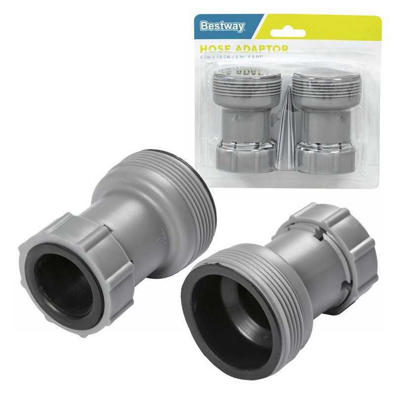 Bestway adapteriai 2 vnt jungtys siurbliams 38mm 58236