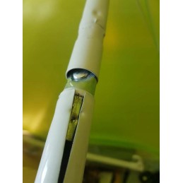 Didelis sodo paplūdimio skėtis, 180 cm, grąžtas