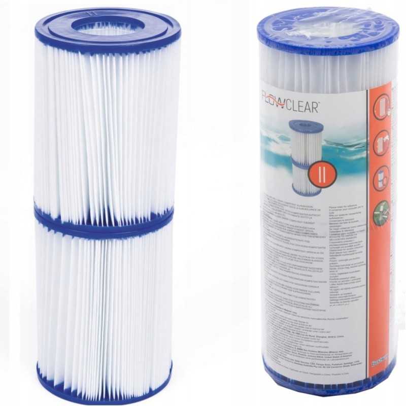 2 x filtras 3028 l II tipo bestway 58094 siurbliui