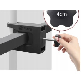 Sekey skėčio laikiklis balkono turėklams