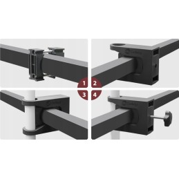 Sekey skėčio laikiklis balkono turėklams