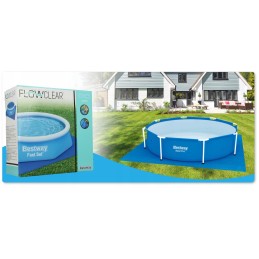 Sodo baseino dengiamasis kilimėlis, tvirtas brezentas 274x274cm bestway 58000