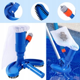 Baseino dulkių siurblys, skirtas valyti tvenkinio dugną, tinklelį, žarnos jungtį