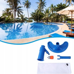 Baseino dulkių siurblys, skirtas valyti tvenkinio dugną, tinklelį, žarnos jungtį