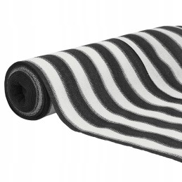 Antracito ir balto šešėlių tinklelis 2x10m HDPE 75g/m²