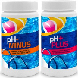 Ph minus ph plius cheminių medžiagų rinkinys baseino vandeniui, pH reguliavimas