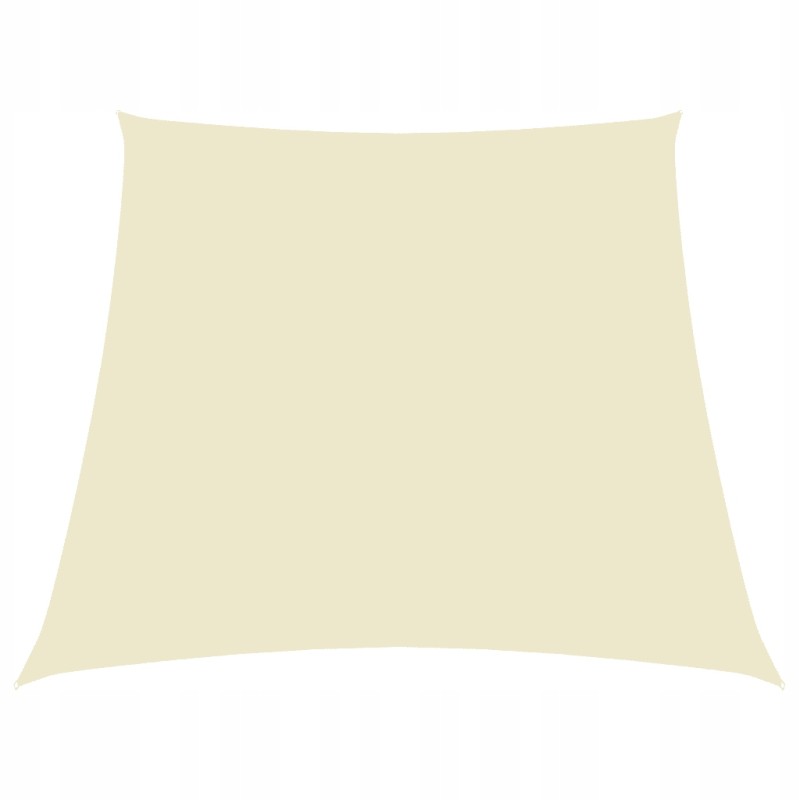 Sodo burė, trapecijos formos oksfordo audinio, 2 4x3 m, kreminė