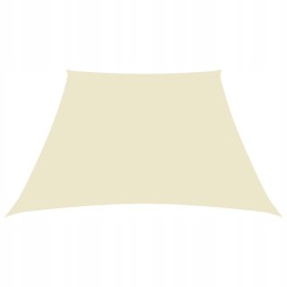 Sodo burė, trapecijos formos oksfordo audinio, 2 4x3 m, kreminė