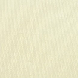 Vidaxl sodo burė oxford audinio trapecija 2 4x3 m kreminė