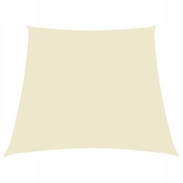 Vidaxl sodo burė oxford audinio trapecija 2 4x3 m kreminė