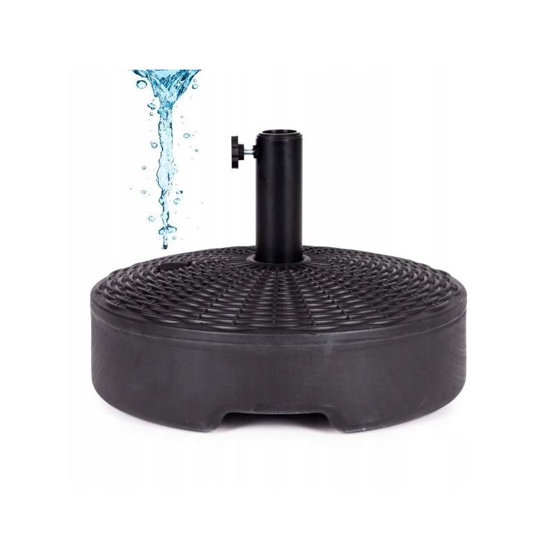 Skėčio svarmens pagrindas, pripildytas vandens, 22 litrai
