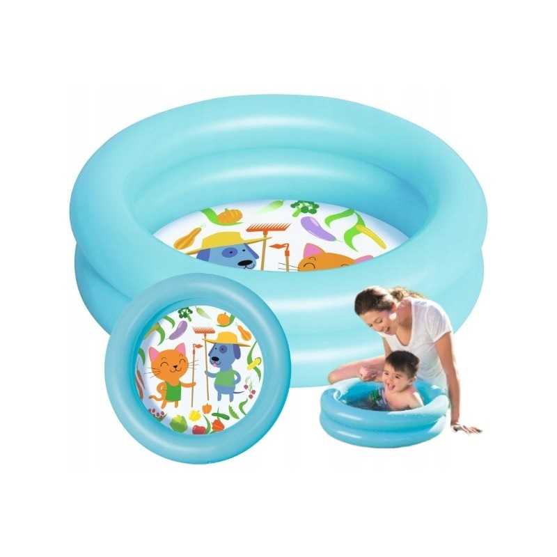 Baseinas, kūdikių vonelė, pripučiamas irklavimo baseinas, mažas baseinas 61x15