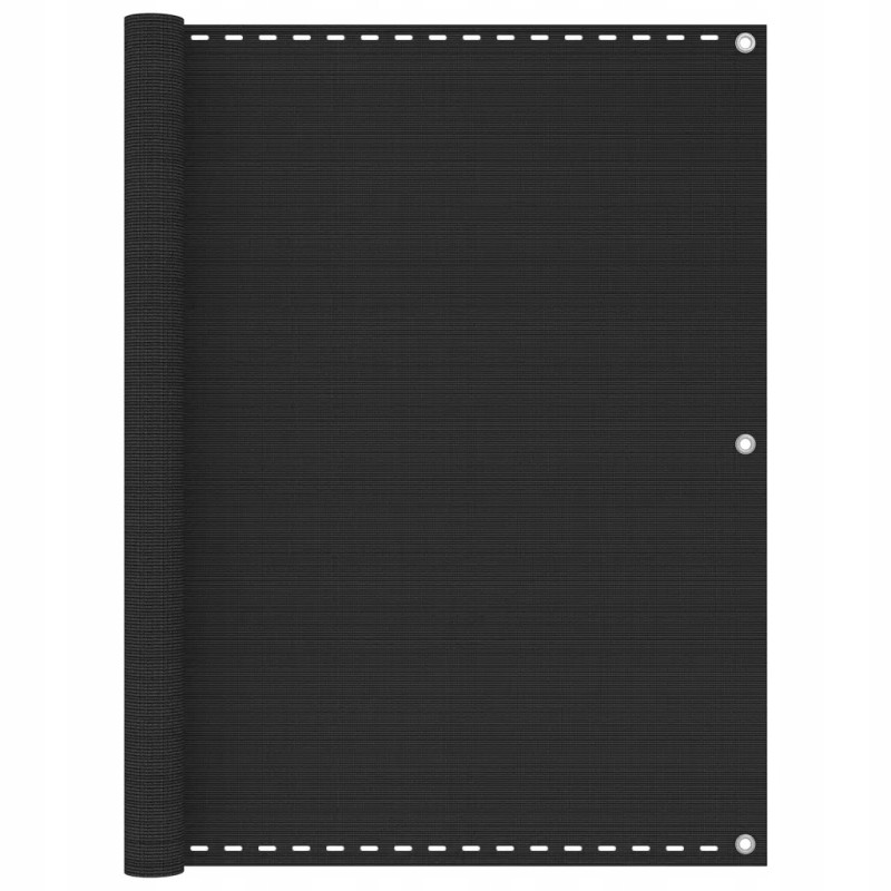 Antracito balkono ekranas 120x600 cm HDPE