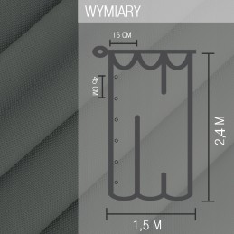 Pilkas sodo skėtis nuo saulės