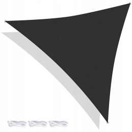 Progarden saulės burė 3x3x3 m tamsiai pilka trikampė