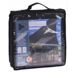 Progarden saulės burė 3x3x3 m tamsiai pilka trikampė