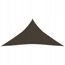 Sodo pavėsinė burė terasinei markizei ruda, 3x4x4 m, HDPE