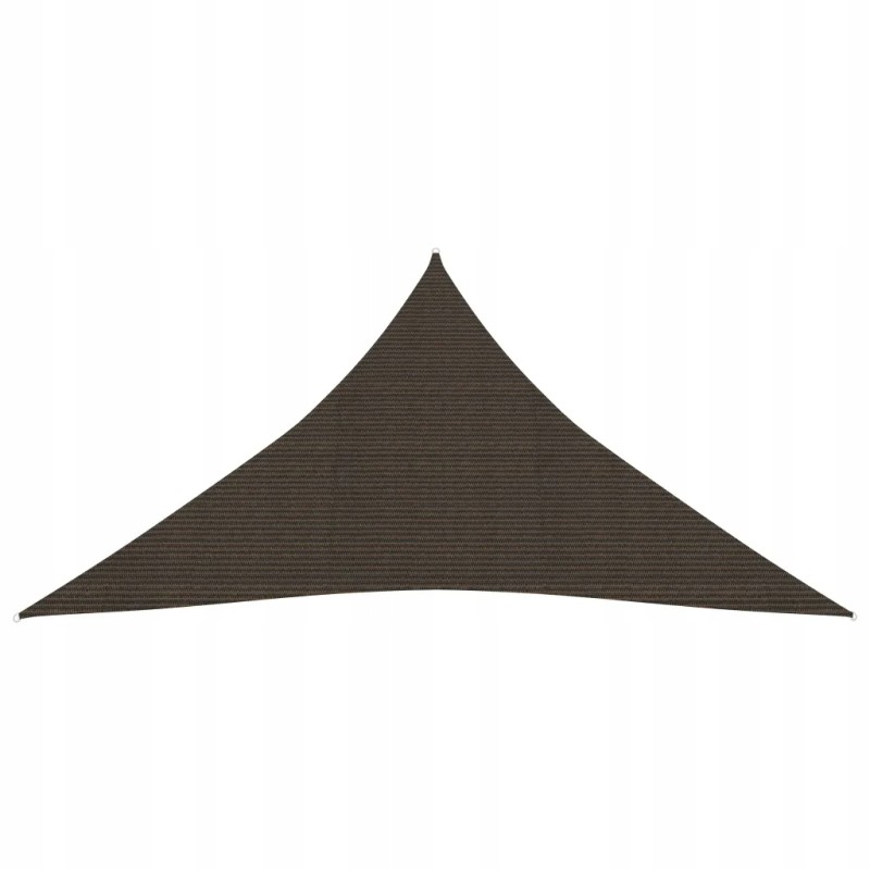 Sodo pavėsinė burė terasinei markizei ruda, 3x4x4 m, HDPE