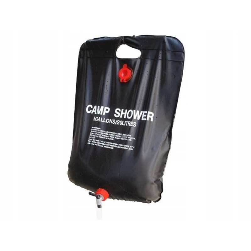 Saulės sodo dušas kempingo palapinei 20l