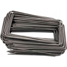 Metaliniai kaiščiai agro audinei agro audinei u15 100vnt plieniniai smeigtukai saulėtekis